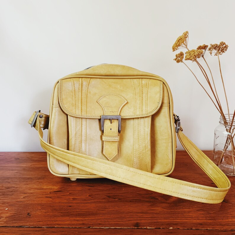 Vintage 1975 Mustard Yellow American Luggage Works Escort Etsy