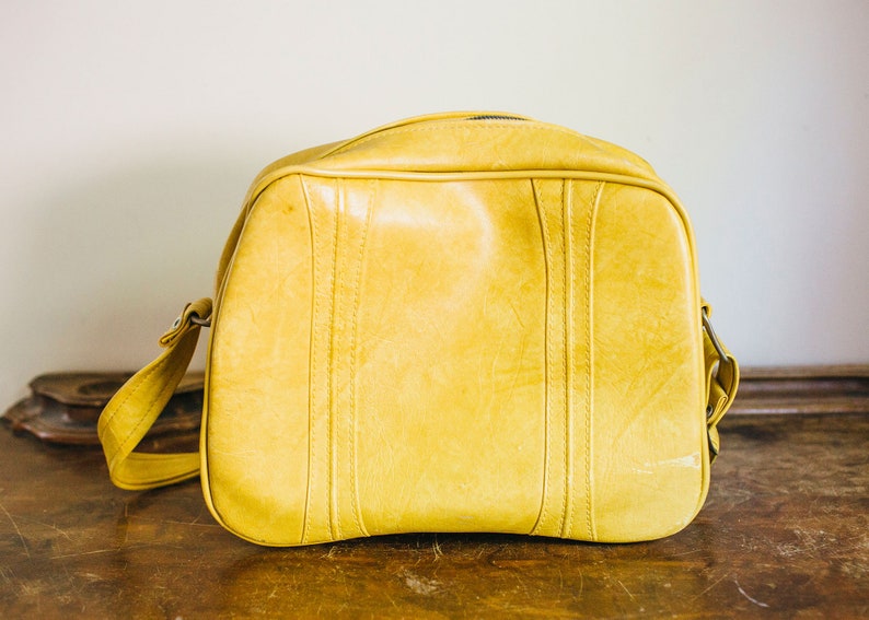 Vintage 1975 Mustard Yellow American Luggage Works Escort Etsy