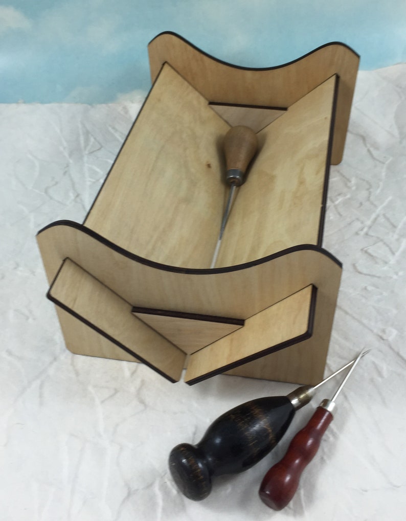 Bookbinding Signature Hole Punch Sewing Cradle COLLAPSIBLE for Etsy
