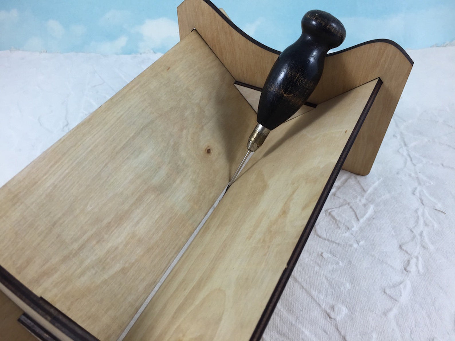 Bookbinding Sewing Cradle Collapsible Wooden Hole Punching Etsy