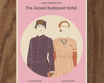 The GRAND BUDAPEST HOTEL 16x12 Wes Anderson Movie Poster Print