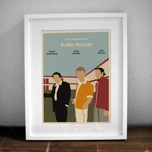 Bottle Rocket 16x12 Wes Anderson Movie Poster Print - Etsy