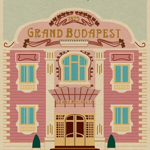 GRAND BUDAPEST HOTEL 16x12 Wes Anderson Movie Poster Print image 2