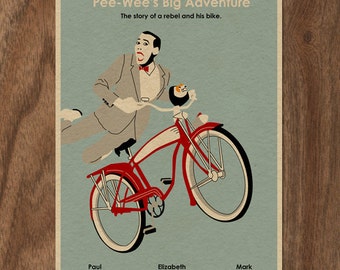 Pee-Wee's Big Adventure Limited Edition Movie Print - Tour de France