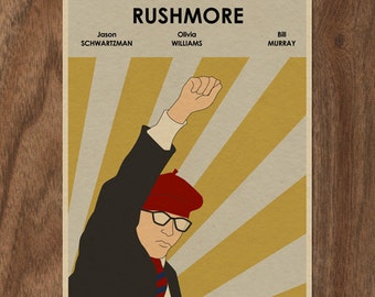 RUSHMORE Limited Edition Movie Print