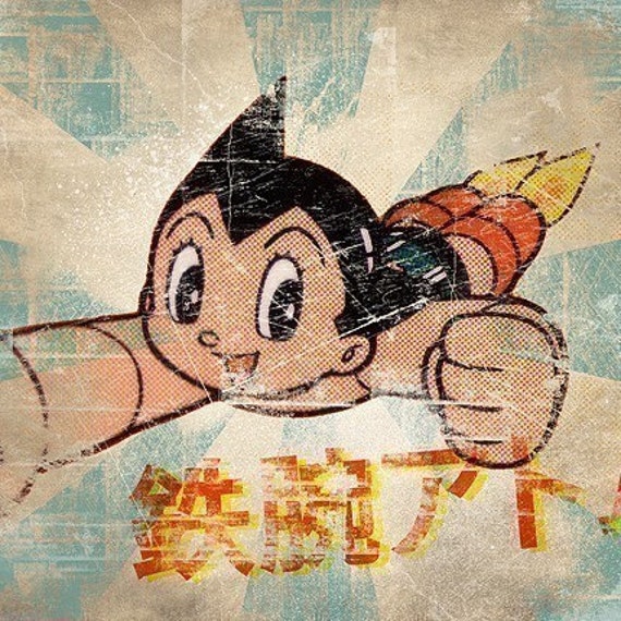 6x6 Astro Boy Pop Art Print Etsy