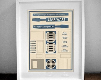 Star Wars Movie Poster - 16x12