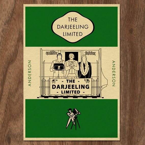 The DARJEELING LIMITED Penguin Book Cover-inspired Print -  UK