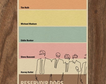 Reservoir Dogs 16x12 Movie Poster
