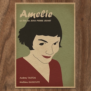 Impresión de póster de película Amelie 22 x 16
