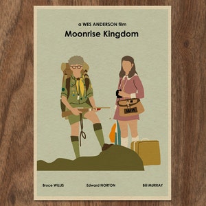 Wes Anderson set of 3 limited edition prints set 2 image 2