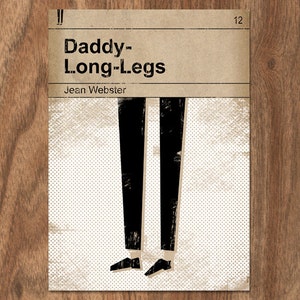 Daddy-Long-Legs - Classic Vintage Book Cover Print