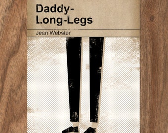 Daddy-Long-Legs - Classic Vintage Book Cover Print