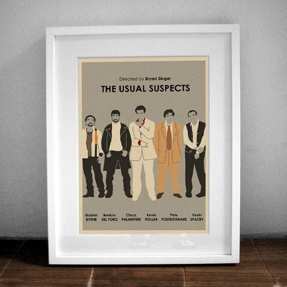 ユージュアル・サスペクツ 16x12 映画ポスター - Etsy 日本