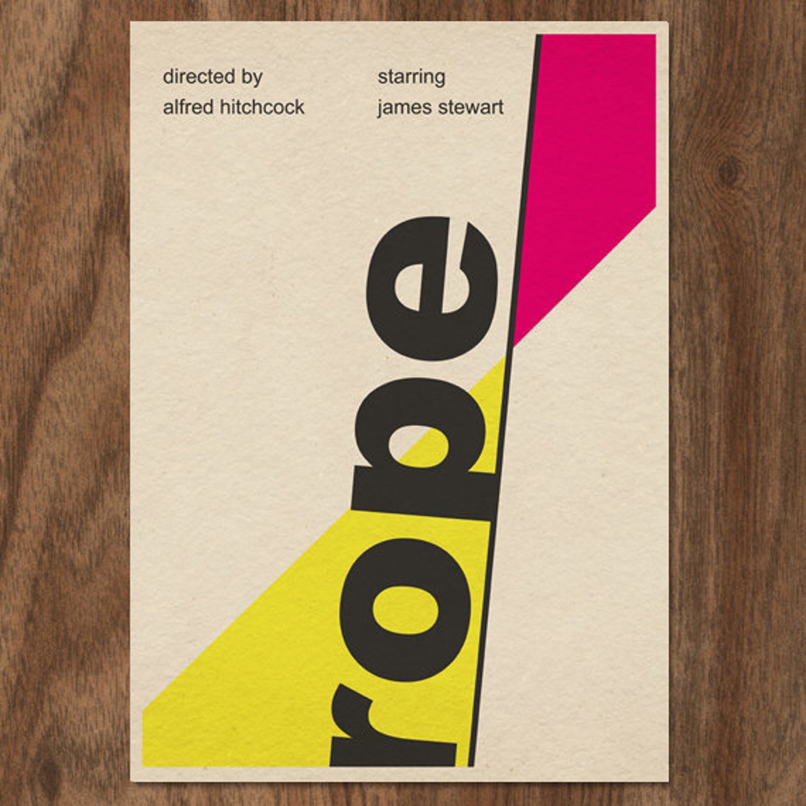 Alfred Hitchcock ROPE 16x12 Movie Poster Print Etsy