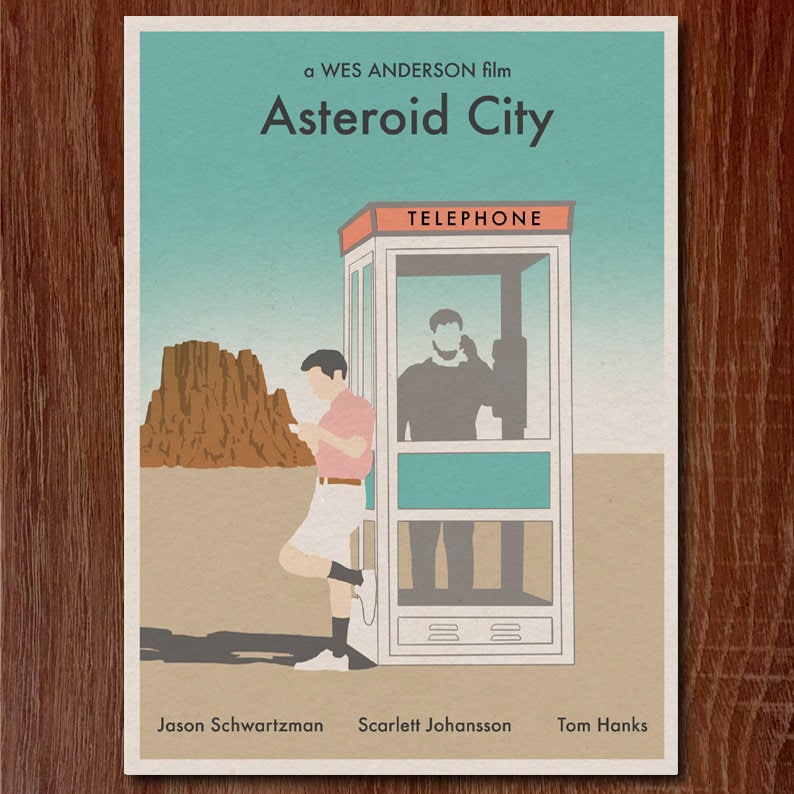 ASTEROID CITY 16x12 Wes Anderson Movie Poster Print - Etsy