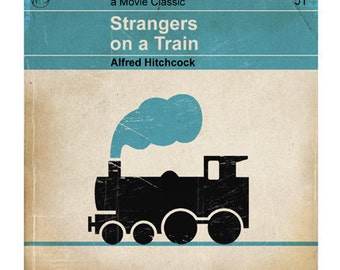 6x6 Classic Vintage Movie Print - Strangers on a Train