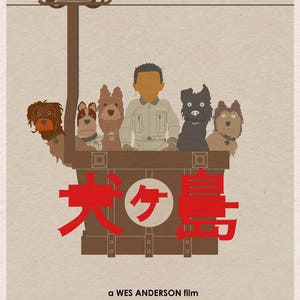 Wes Anderson ISLE OF DOGS Movie Poster 16x12 image 2