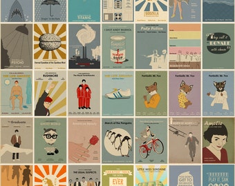 Minimalist Movie Prints - 35 prints