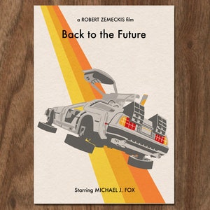 Back to the Future 16x12 Retro Movie Poster Print