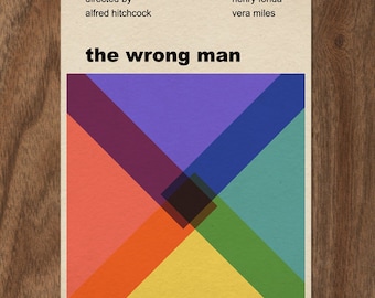 The Wrong Man Alfred Hitchcock Movie Print