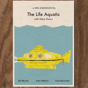 THE LIFE AQUATIC with Steve Zissou 16x12 Movie Poster Print - Version 3