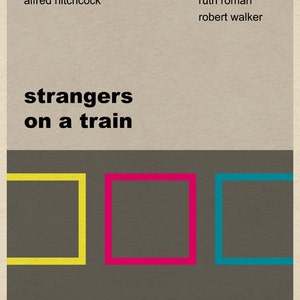 Strangers On a Train 16x12 movie poster print image 3