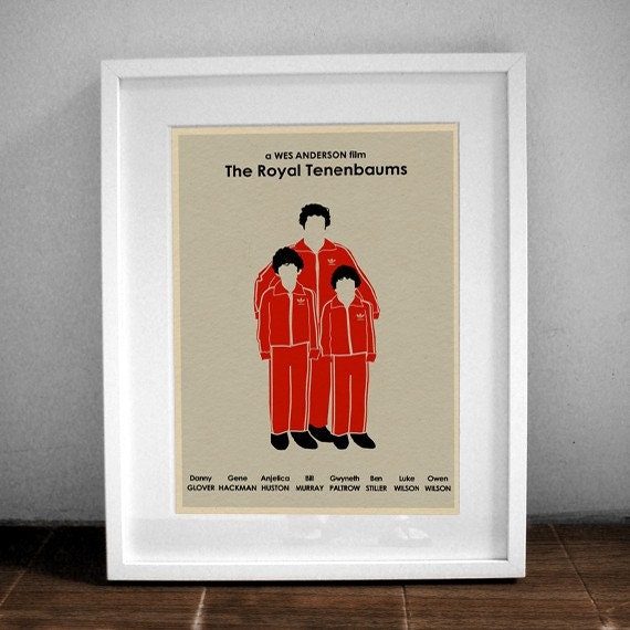 No320 My The Royal Tenenbaums minimal movie poster Duvet Cover by