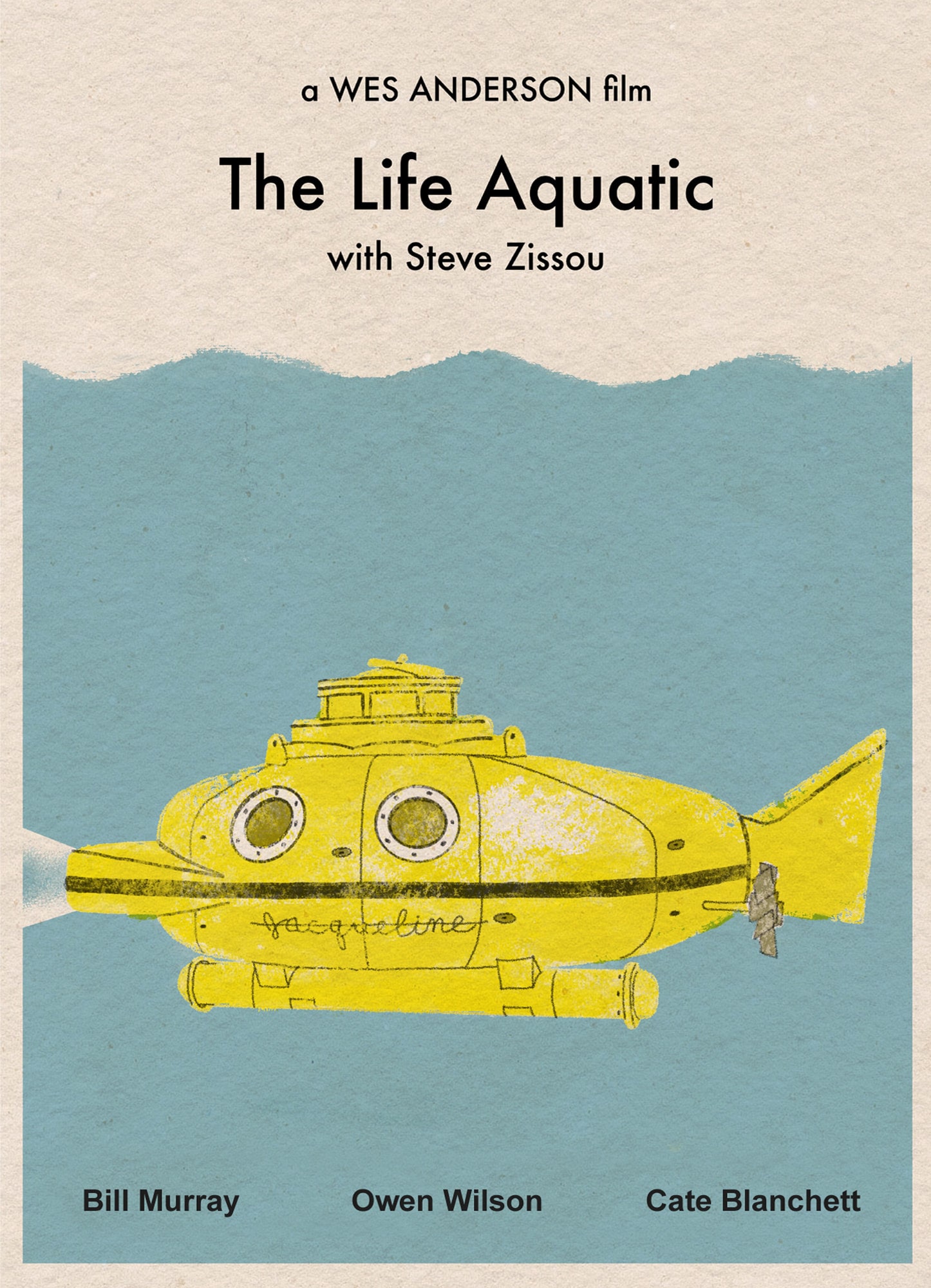 THE LIFE AQUATIC With Steve Zissou 16x12 Movie Poster Print - Etsy