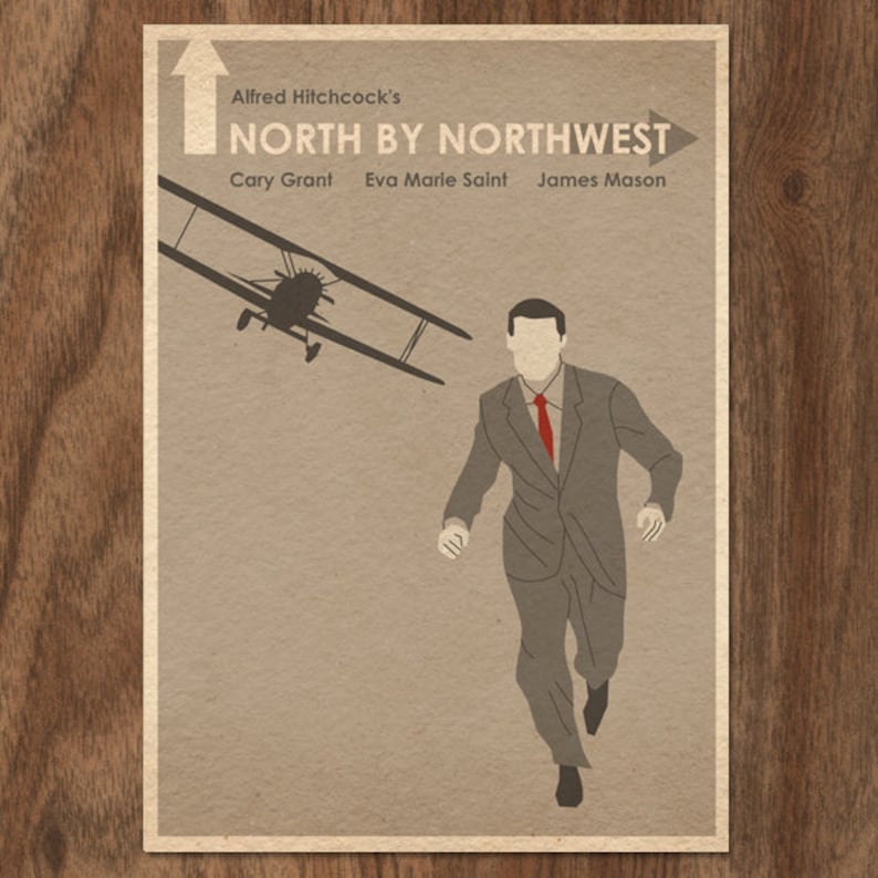 North by Northwest 16x12 Movie Poster Etsy North by Northwest 16x12 Movie Poster Etsy