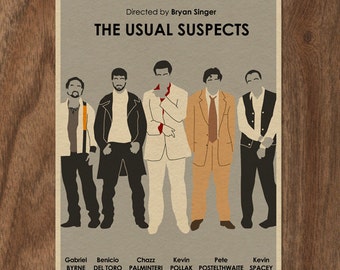 The Usual Suspects 16x12 Movie Poster