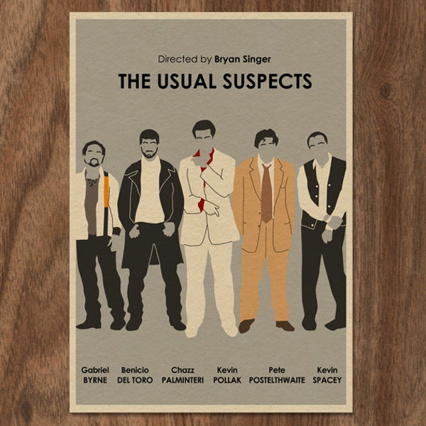 The Usual Suspects 16x12 Movie Poster