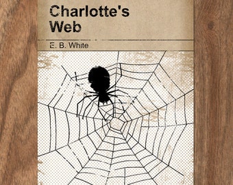 Charlotte's Web - Classic Vintage Book Cover Print