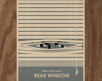 Alfred Hitchcock's achterruit Limited Edition print