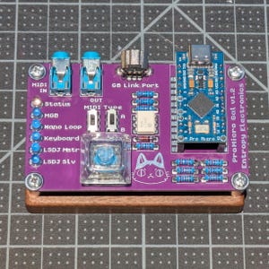 Arduinoboy Midi Controller für Gameboy - ProMicroGal v1.2