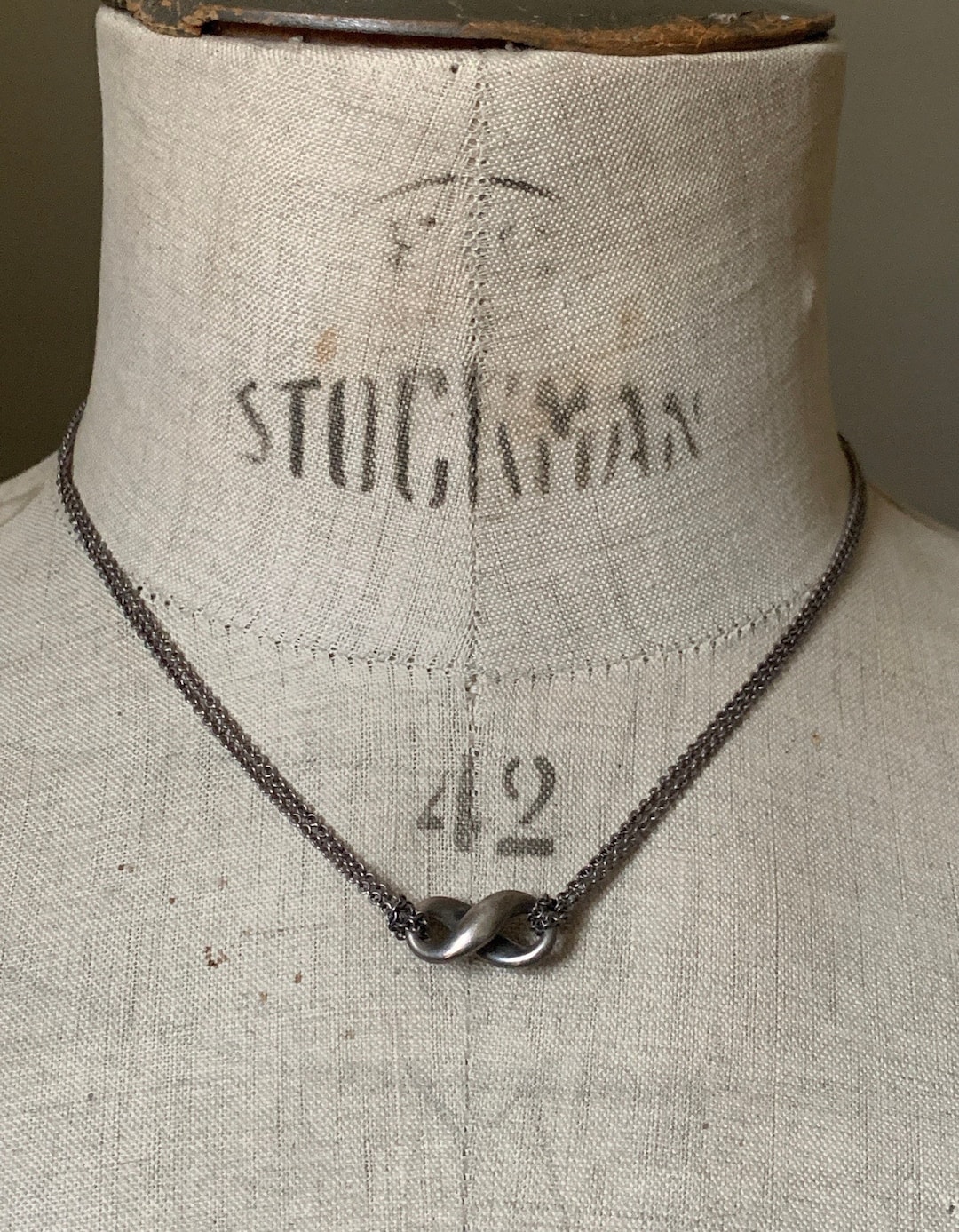 Tiffany & Co. Genuine Infinity Knot Necklace Sterling Silver - Etsy