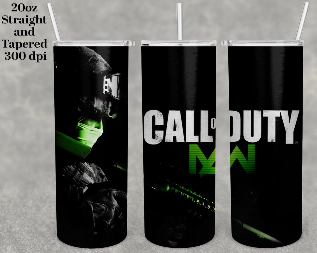 Call of Duty Tumbler Wrap: 20oz Skinny Sublimation Design PNG SEAMLESS ...