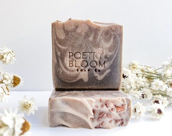 Peony Bloom | Natural Handcrafted Soap Bar | Cold Process Soap | Palm Oil Free | Eco-Conscious