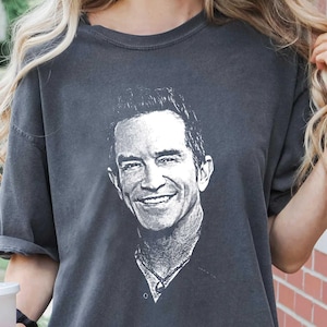 Jeff Probst TV Personality T-Shirt, Jeff Probst Enthusiast Tee, Classic TV Show Personality Tee Shirt,