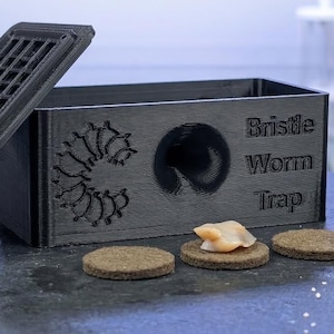 3D gedruckte Borstenwurmfalle | Reef Safe Salzwasser-Aquarium-Schädlingsschutz