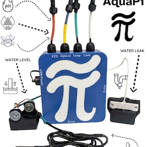 AquaPi Aquarium Monitoring, ESPHome Home Assistant Control, Temperature, pH, Salinity, ORP, DO, Pumps