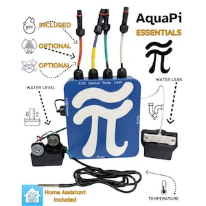 AquaPi Essentials Akvariummonitor, pH, temperatur, läckage, vattennivå (Home Assistant) (Restorder)