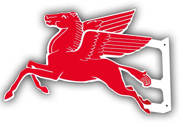 Mobil　ペガサス　旗 Mobil pegasus sign - Etsy 日本