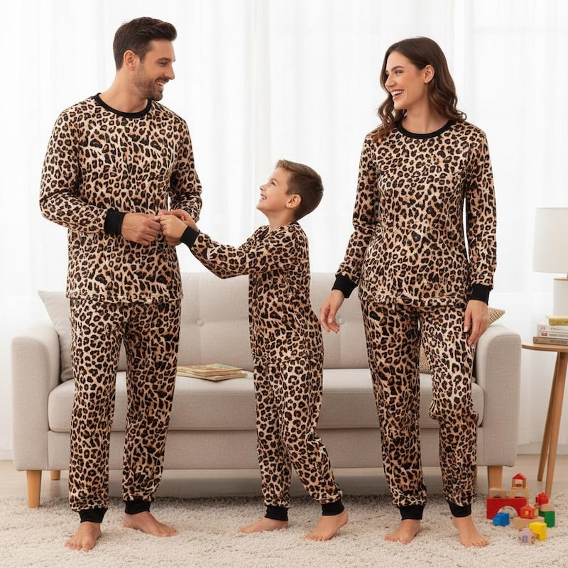 Leopard Pajamas - Etsy