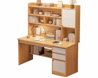 Ninhia Desk Bookshelf & Study Table