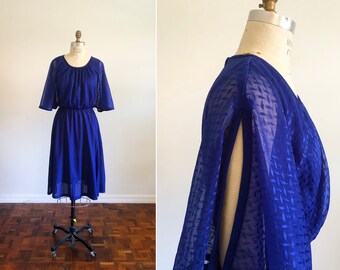 cobalt long dress