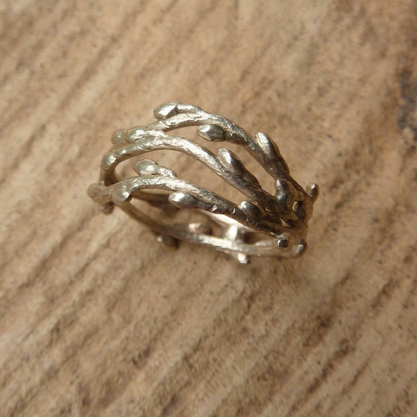 Triple Branch Ring - 14K