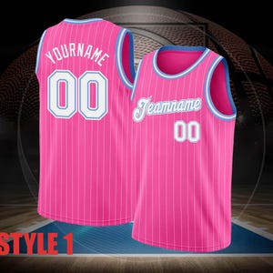 Custom Basketball Jersey Team Name & Number, Basketball Jersey Team, Game Day Outfit, Basketball Jersey for Basketball Fan Lovers Players