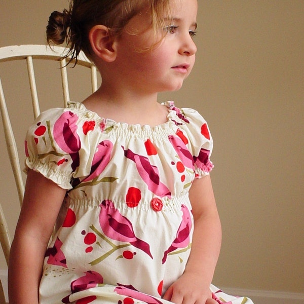 BirdSeed BabyDoll Dress Custom Size 12m 18m 2t 3t 4t 5 thebetties