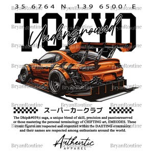 an orange sports car with a large rear wing, which is prominently displayed in the center of the image. The car appears to be a racing or high-performance vehicle, suggesting that it is a racing or sports car. The image is a collage of multiple images, and the text described above is a description of the car and its features.